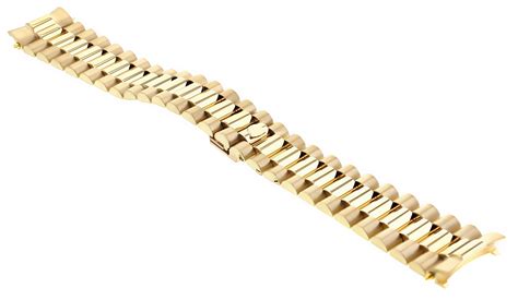 gold face rolex steel band|18k gold watch band.